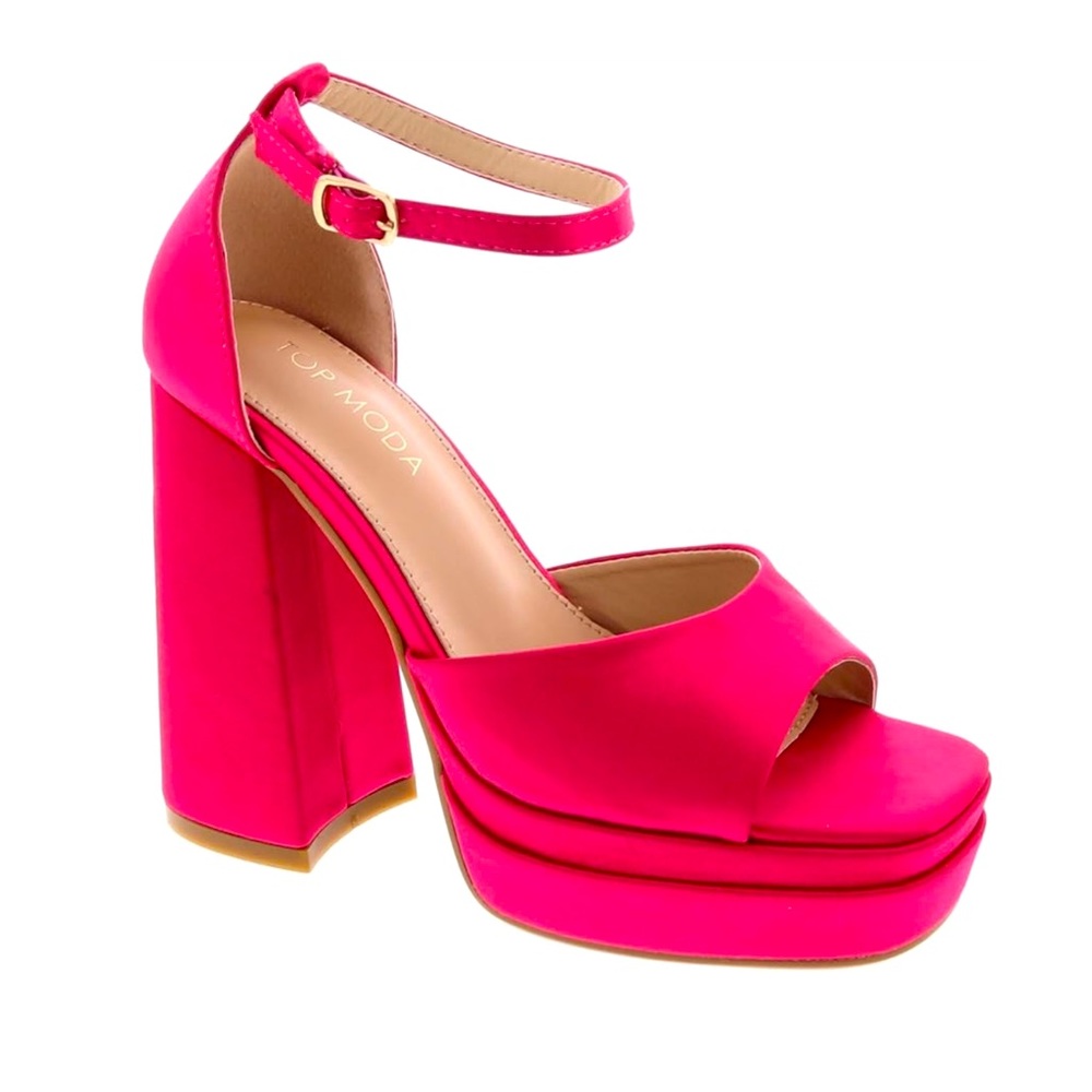 Hot pink platforms